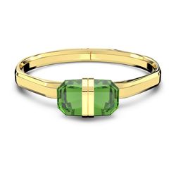 Bracelete-Lucent-Magnetico-Verde-Acabamento-em-dourado
