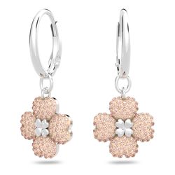 Brincos-argola-Latisha-Flor-Rosa-Banhado-a-rodio