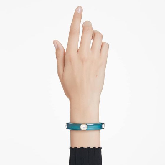 Bracelete-Dulcis-Lapidacao-octogonal-Azul-Revestido-em-dourado