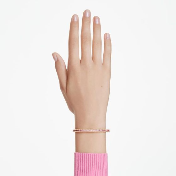 Bracelete-Matrix-Lapidacao-Baguete-Rosa-Revestido-em-dourado