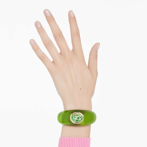 Bracelete-Dulcis-Lapidacao-octogonal-Pave-Verde-Revestido-em-dourado