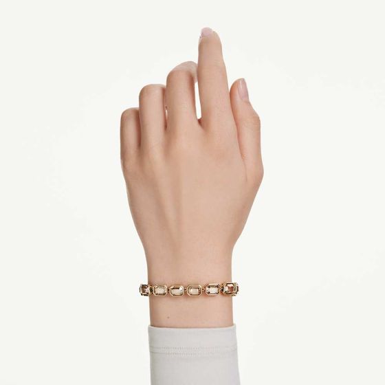 Bracelete-Tennis-Millenia-Lapidacao-octogonal-Caramelo-Revestido-em-dourado