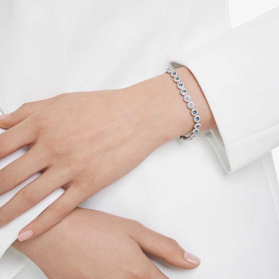 Bracelete-Tennis-Una-Angelic-Lapidacao-redonda-Azul-Revestido-em-rodio