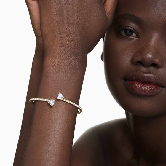 Bracelete-Mesmera-Attract-Coracao-Branca-Revestido-em-dourado