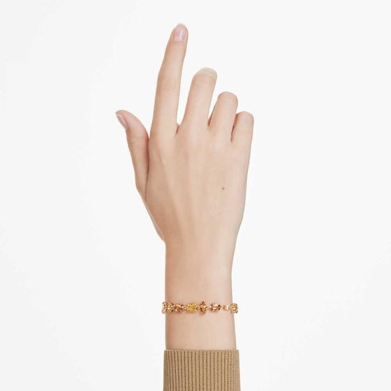 Pulseira-Gema-Combinacao-de-lapidacoes-Amarelo-Revestido-em-dourado