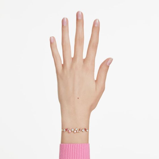 Pulseira-Constella-Combinacao-de-lapidacoes-Multicor-Revestido-em-dourado