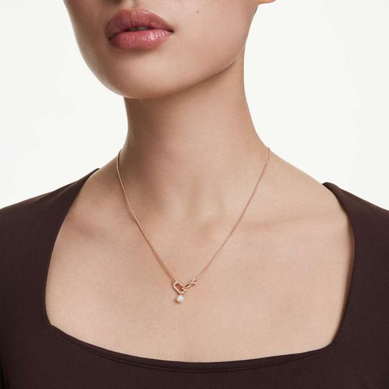 Pingente-Constella-Crystal-Pearl-Lapidacao-redonda-Branco-Revestido-em-rosa-dourado